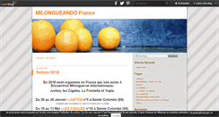 Desktop Screenshot of milongueandofrance.com